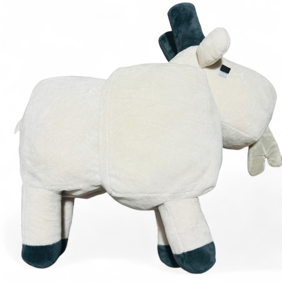 Minecraft Plush Goat 16" Mojang Microsoft PLUSH Pillow White 2021 - Picture 5 of 7